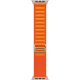 Apple Watch Ultra smartwatch 49mm, Oranje Alpine-bandje Large, Titanium, GPS + Cellular
