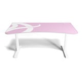 Arozzi Arena Gaming Desk - White Pink Wit/roze