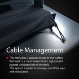 Arozzi Arena Gaming Desk - White Pink Wit/roze