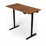Arozzi Arena Nordico Sit/Stand Desk - Dark Walnut gaming desk Zwart