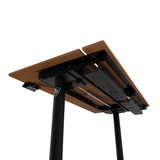 Arozzi Arena Nordico Sit/Stand Desk - Dark Walnut gaming desk Zwart