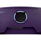Arozzi Nova Curved 34" UltraWide gaming monitor Paars, 165 Hz, 2x DisplayPort, 2x HDMI, Audio, Adaptive Sync