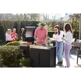 Barbecook Premium buddy voor gasbarbecue met werkblad kast Zwart/roestvrij staal