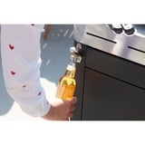 Barbecook Premium buddy voor gasbarbecue met werkblad kast Zwart/roestvrij staal