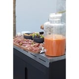 Barbecook Premium buddy voor gasbarbecue met werkblad kast Zwart/roestvrij staal