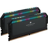 Corsair 32 GB DDR5-6000 Kit werkgeheugen Zwart, CMT32GX5M2B6000C30, Dominator Platinium RGB, XMP