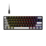 Corsair CLIPPER PRO MINI 60 Hall Effect Gaming Keyboard Zwart, US lay-out (QWERTY), Corsair MGX Hyperdrive, 60%, RGB