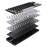 Corsair CLIPPER PRO MINI 60 Hall Effect Gaming Keyboard Zwart, US lay-out (QWERTY), Corsair MGX Hyperdrive, 60%, RGB