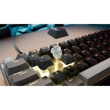 Corsair CLIPPER PRO MINI 60 Hall Effect Gaming Keyboard Zwart, US lay-out (QWERTY), Corsair MGX Hyperdrive, 60%, RGB