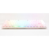 Ducky One 3 TKL Aura White RGB mechanisch toetsenbord Wit, US lay-out (QWERTY), Cherry MX Red, 80% (TKL)	, ABS Double Shot, hot swap