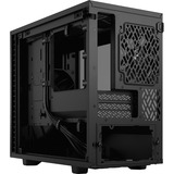 Fractal Design Define 7 Nano Black TG Light Tint midi tower behuizing Zwart | 4x USB-A | 1x USB-C | Window