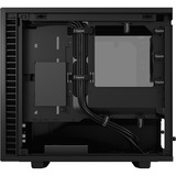 Fractal Design Define 7 Nano Black TG Light Tint midi tower behuizing Zwart | 4x USB-A | 1x USB-C | Window