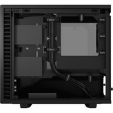 Fractal Design Define 7 Nano Black TG Light Tint midi tower behuizing Zwart | 4x USB-A | 1x USB-C | Window