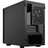 Fractal Design Define 7 Nano Black TG Light Tint midi tower behuizing Zwart | 4x USB-A | 1x USB-C | Window