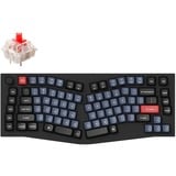 Keychron Q10-M1 RGB mechanisch toetsenbord Zwart, US lay-out (QWERTY), Gateron G Pro Red, 75%, Alice 75%, RGB leds, Double-shot PBT, hot swap, Knob