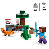 LEGO Minecraft Steve's Taiga Adventure Constructiespeelgoed 