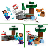 LEGO Minecraft Steve's Taiga Adventure Constructiespeelgoed 