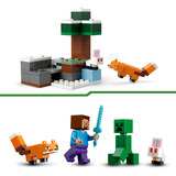 LEGO Minecraft Steve's Taiga Adventure Constructiespeelgoed 