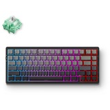 MCHOSE G75 Pro Tri-mode Gasket Structuur Mechanisch gaming toetsenbord Zwart, US lay-out, KTT Cabbage Tofu V2, 75%, RGB, hot swap, PBT Double-Shot, 2.4 GHz / USB-C / Bluetooth