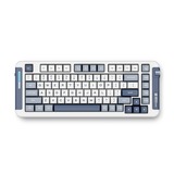 MCHOSE X75 Navy Blue Icy Creamsicle Wireless Gasket Mount Mechanical, toetsenbord Wit/blauwgrijs, US lay-out, Kailh Box Icy Creamsicle, 75%, RGB, Hot swap, Double-Shot PBT, draadloos / Bluetooth / USB-C