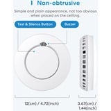 MEROSS GS559AH Smart Smoke Alarm Kit rookmelder Wit