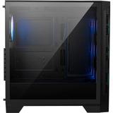 MSI MAG Forge 320R Airflow midi tower behuizing Zwart | 2x USB-A | RGB | Tempered Glass