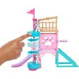 Mattel Barbie met Stacie to the rescue, speelset speeltuin voor puppy's Pop 