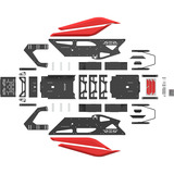 Res-Tech GT Cockpit racingsimulator Zwart/hoogglans wit