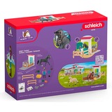 Schleich Horse Club - Paardenbox met Lisa en Storm speelfiguur 42709