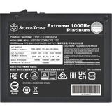 SilverStone Extreme 1000Rz Platinum, 1000 Watt voeding  Zwart, 1x 12-Pin High Power GPU, 4x PCIe, Kabel-Management