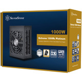SilverStone Extreme 1000Rz Platinum, 1000 Watt voeding  Zwart, 1x 12-Pin High Power GPU, 4x PCIe, Kabel-Management