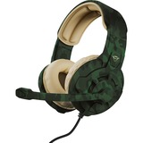 Trust GXT 411C Radius Gaming Headset - Jungle Camo Groen/camouflage kleur, 24359, Pc, PlayStation 4, PlayStation 5, Xbox One, Xbox Series X|S, Nintendo Switch