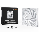 be quiet! Pure Wings 3 140 mm PWM high-speed White case fan Wit, 4-pin PWM fan-connector