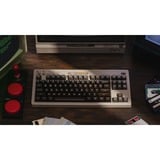 8BitDo Commodore 64 Bundel, gaming toetsenbord Beig/zwart, Kailh Box White V2