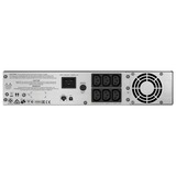 APC Smart-UPS SMC2000I-2U Noodstroomvoeding ups Zwart, 6x C13, Rack Mountable, USB, 2000VA