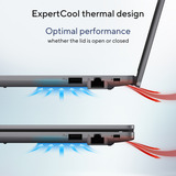 ASUS ExpertBook P1 P1403CVA-S61678X 14"  laptop Grijs | Core 5 210H | Intel Graphics | 16 GB | 512 GB SSD