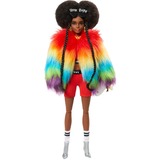 Barbie Extra #1 - Rainbow Coat with Pet Poodle Pop 
