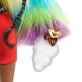 Barbie Extra #1 - Rainbow Coat with Pet Poodle Pop 