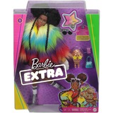 Barbie Extra #1 - Rainbow Coat with Pet Poodle Pop 