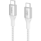 Belkin BoostCharge USB-C to USB-C Cable 240W kabel Wit, 1 meter