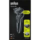 Braun Series 5 50-W1600s Wet & Dry  scheerapparaat Zwart/wit, Bodygroomer opzetstuk