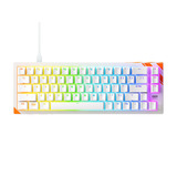 CHERRY XTRFY K5 Pro TMR, gaming toetsenbord Wit, US lay-out, Cherry MK Crystal, 65%, 8K, Hot-swap, ARGB, Thick ABS