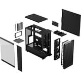 Fractal Design North Momentum Edition midi tower behuizing Zwart/eiken | 2x USB-A | 1x USB-C | Tempered Glass