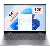 HP ENVY x360 14-fc0075nd (A12LYEA) 14"  2-in-1 laptop Zilver | Ultra 7 155U | Intel Graphics | 32 GB | 1 TB SSD | Touch | OLED