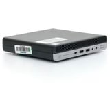 HP ProDesk 600 G4 DM Refurbished mini-pc Zwart/zilver | Core i3-8100T | UHD Graphics 630 | 8 GB | 256 GB SSD