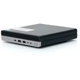 HP ProDesk 600 G4 DM Refurbished mini-pc Zwart/zilver | Core i3-8100T | UHD Graphics 630 | 8 GB | 256 GB SSD