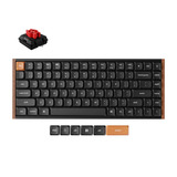 Keychron K3 Max SE QMK Wireless Custom Mechanical Keyboard Zwart, US lay-out (QWERTY), Keychron Milk POM Red, 75%, 75%, RGB, Hot swap, 2.4 GHz / Bluetooth 5.3 / USB-C