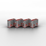 Lindy USB Port Blocker diefstalbeveiliging Rood, 10-pack