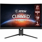 MSI Optix G272CQP 27" Curved Gaming Monitor Zwart, 2x HDMI, 1x DisplayPort, 170 Hz