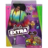 Mattel Barbie Extra Doll 1 - Rainbow Coat with Pet Poodle Pop 